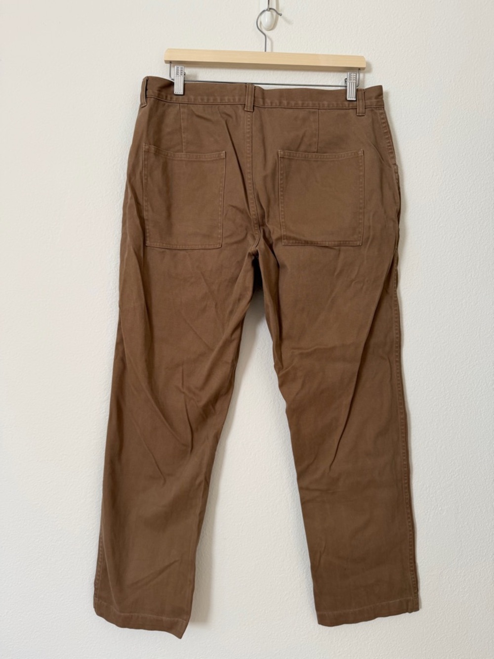 Taylor Stitch Camp Pants Tan Brown Mens Size 33 Neutral Spring Casual Minimalist - Picture 5 of 10